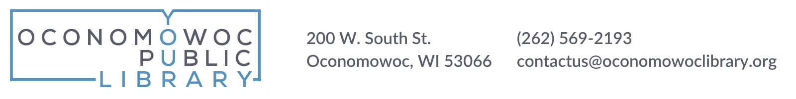 Oconomowoc Public Library Logo