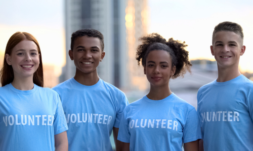 teen volunteers